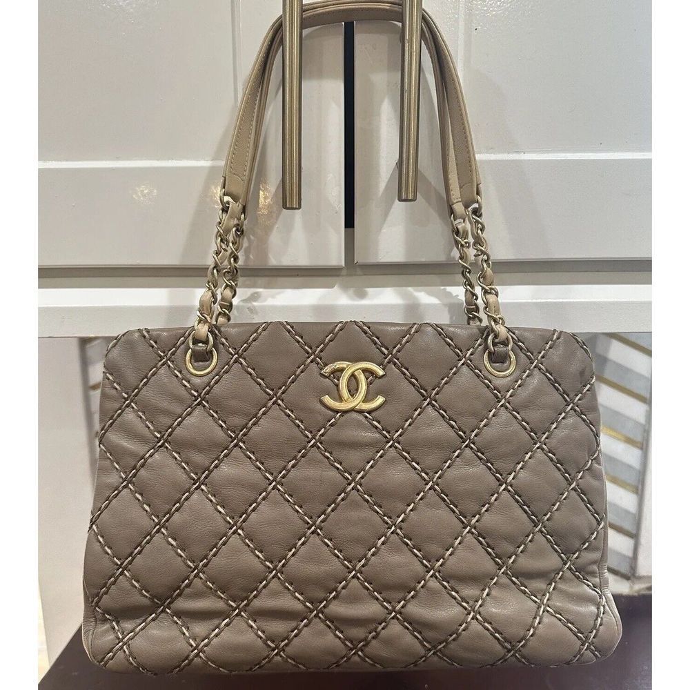 Chanel Paris-Dallas Chic Stitch Tote Quilted Calfskin Medium